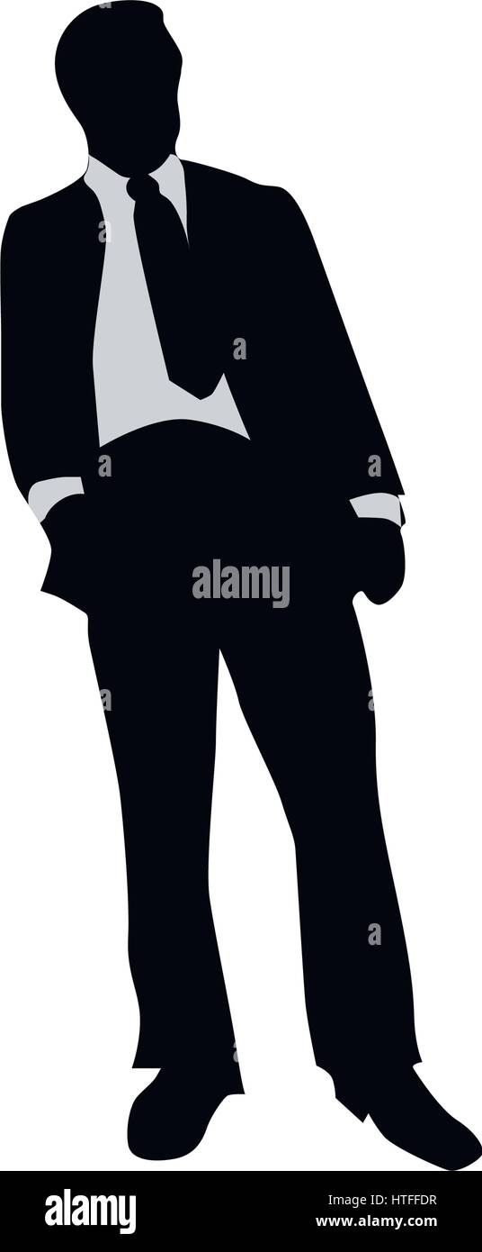 Business people silhouette Stock Vector Image & Art - Alamy