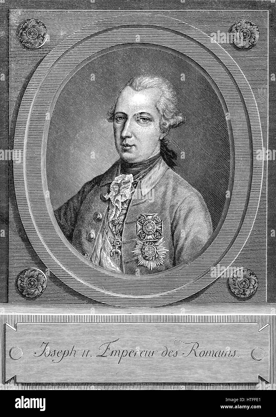 Joseph II, Emperor of Germany, 1741-1790 Stock Photo
