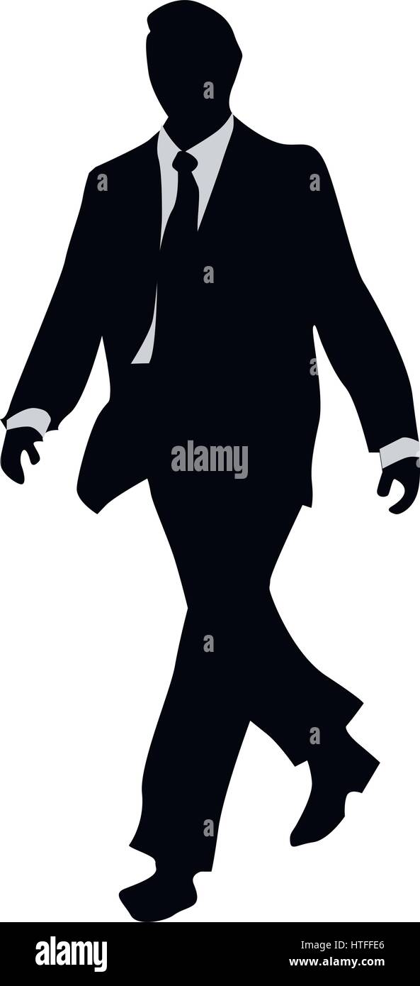 Business people silhouette Stock Vector