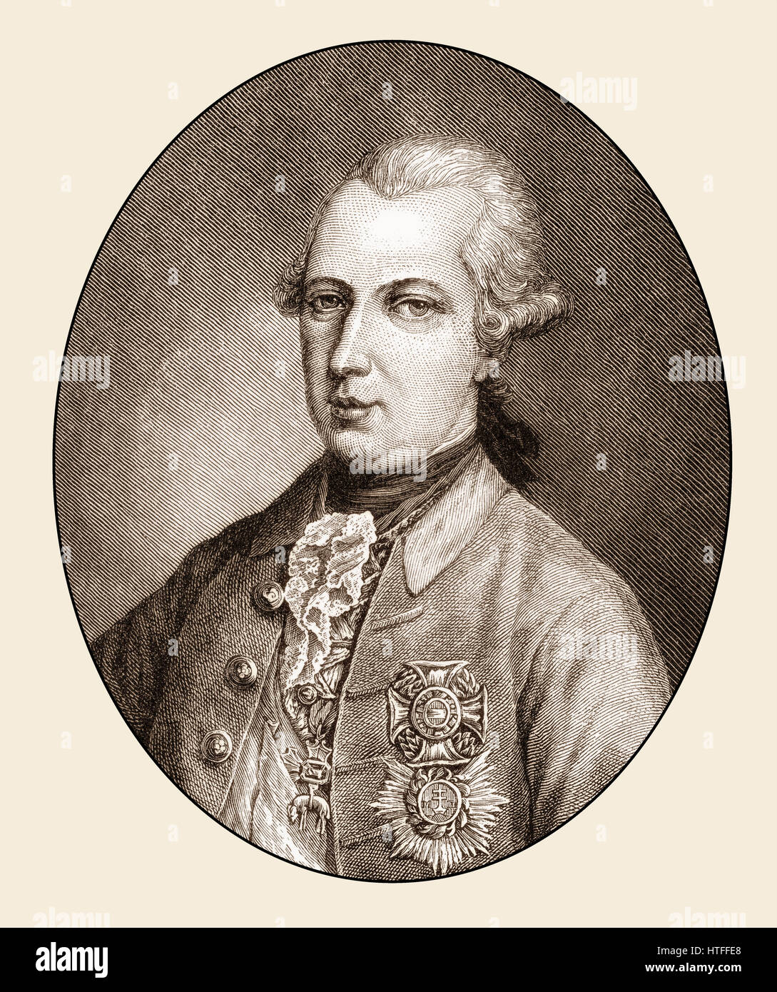 Joseph II, Emperor of Germany, 1741-1790 Stock Photo