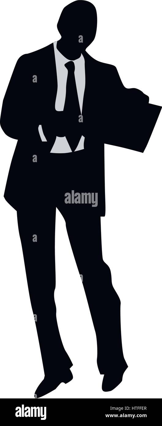 Business people silhouette Stock Vector Image & Art - Alamy