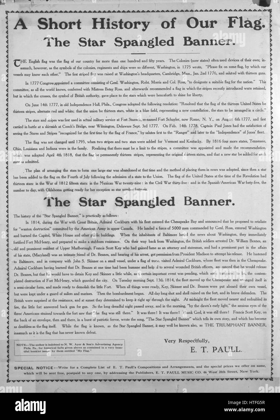 Sheet Music Cover Image Of The Song The Triumphant Banner March