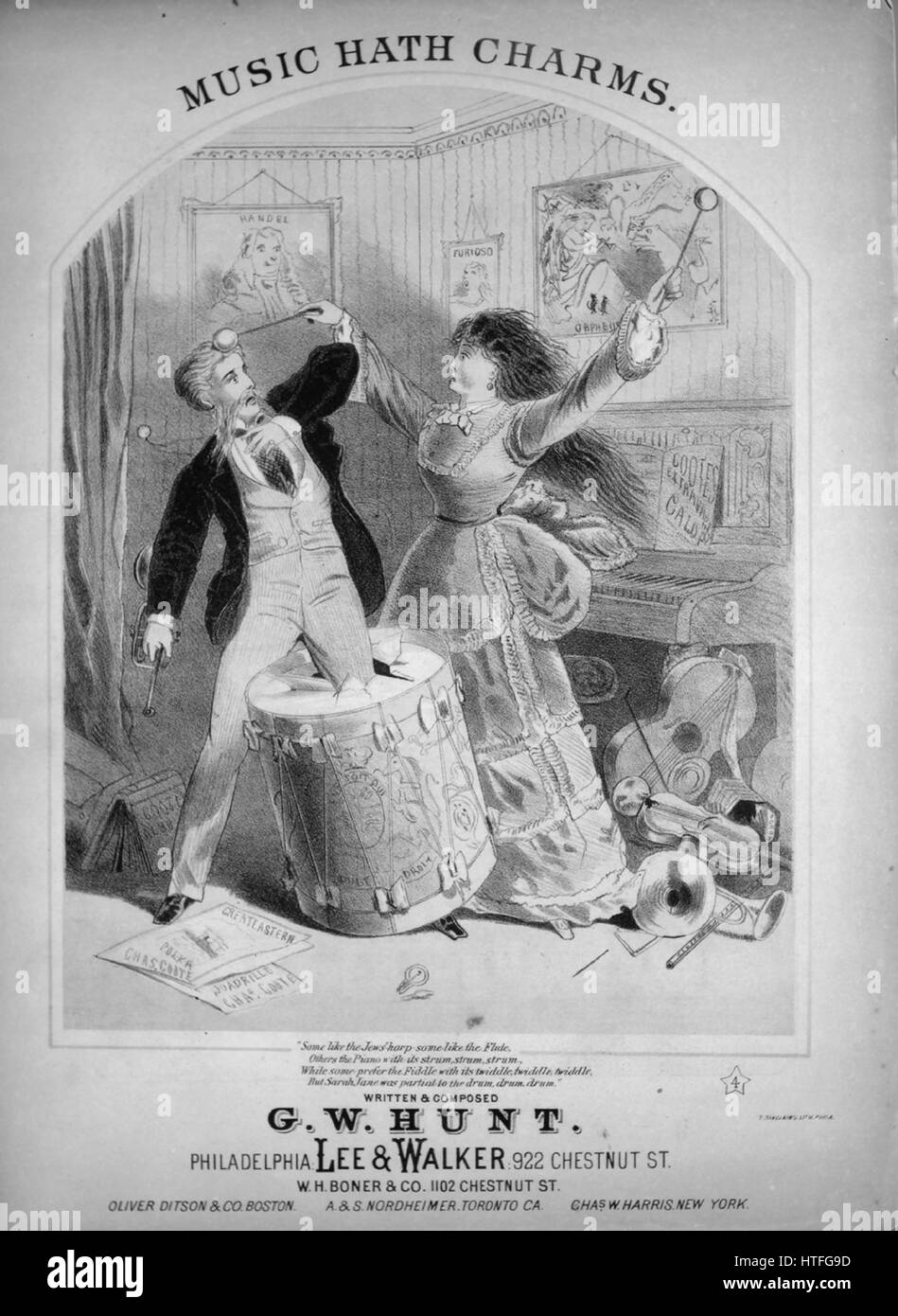 Sheet music cover image of the song 'Music Hath Charms,
