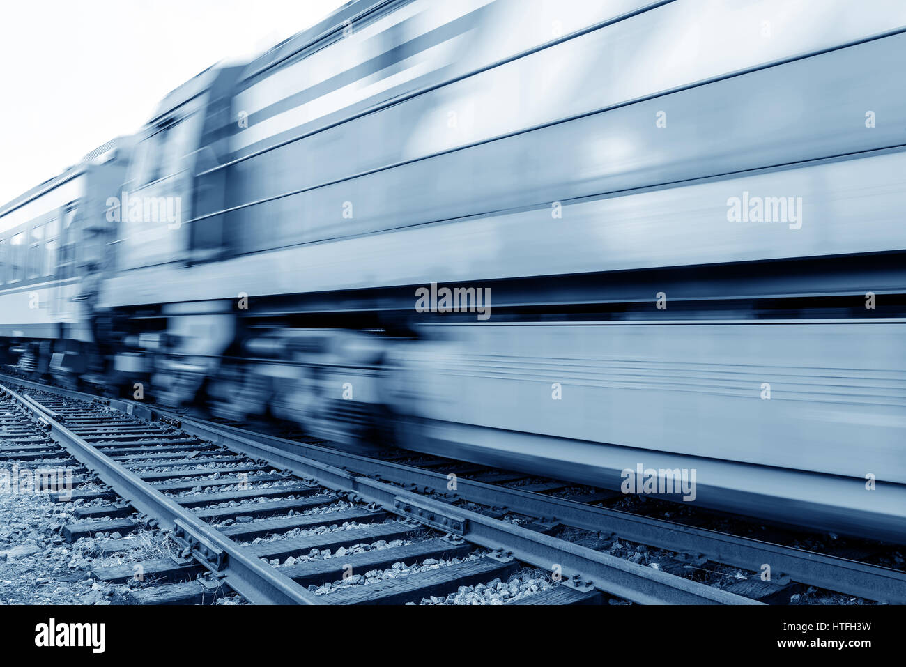 A highspeed Freight train, motion blur Stock Photo Alamy