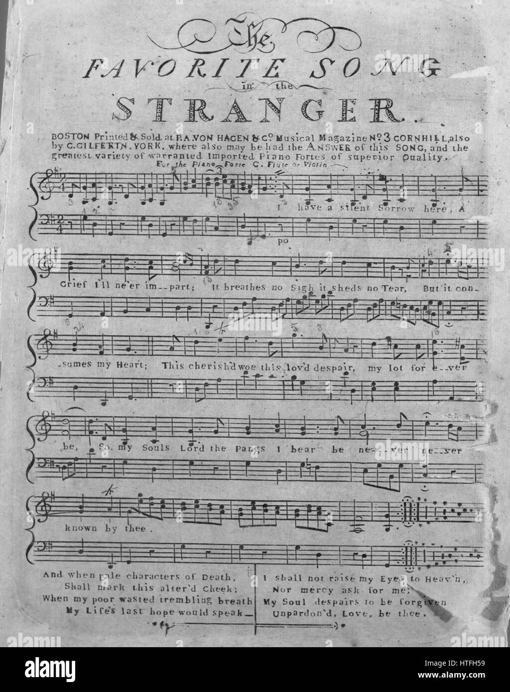 Sheet Music Cover Image Of The Song The Favorite Song In The