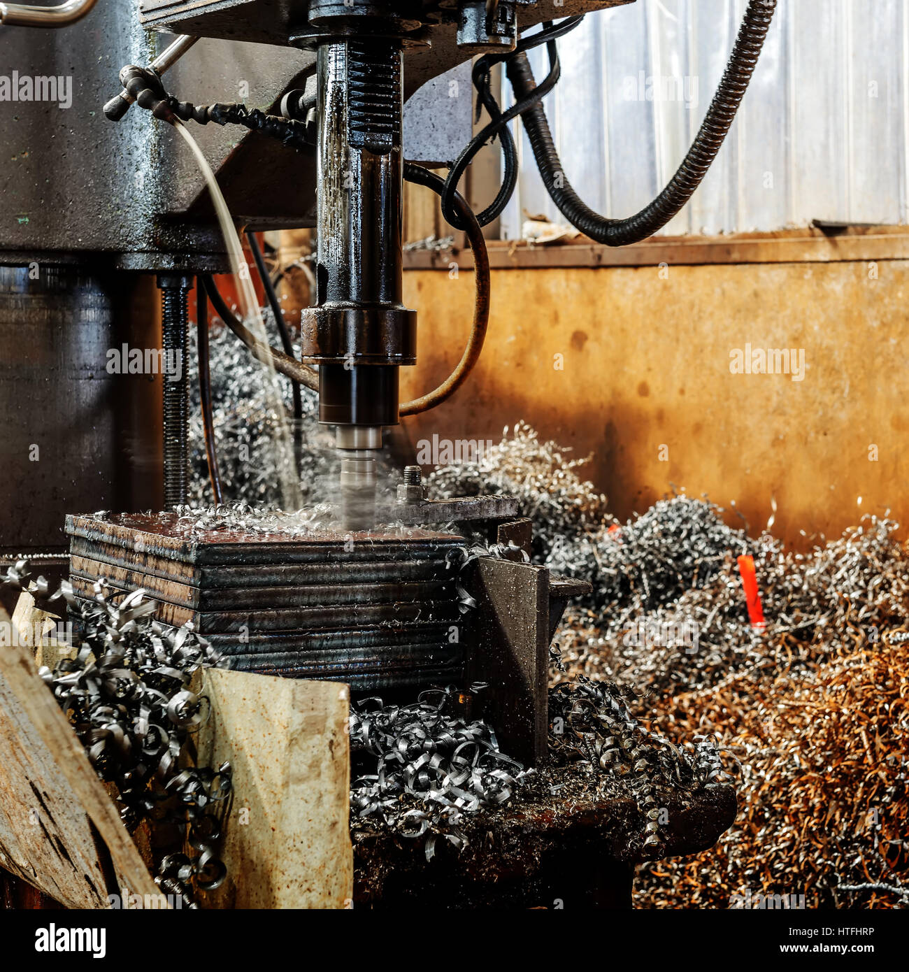 Cnc Drilling Machine Hi Res Stock Photography And Images Alamy