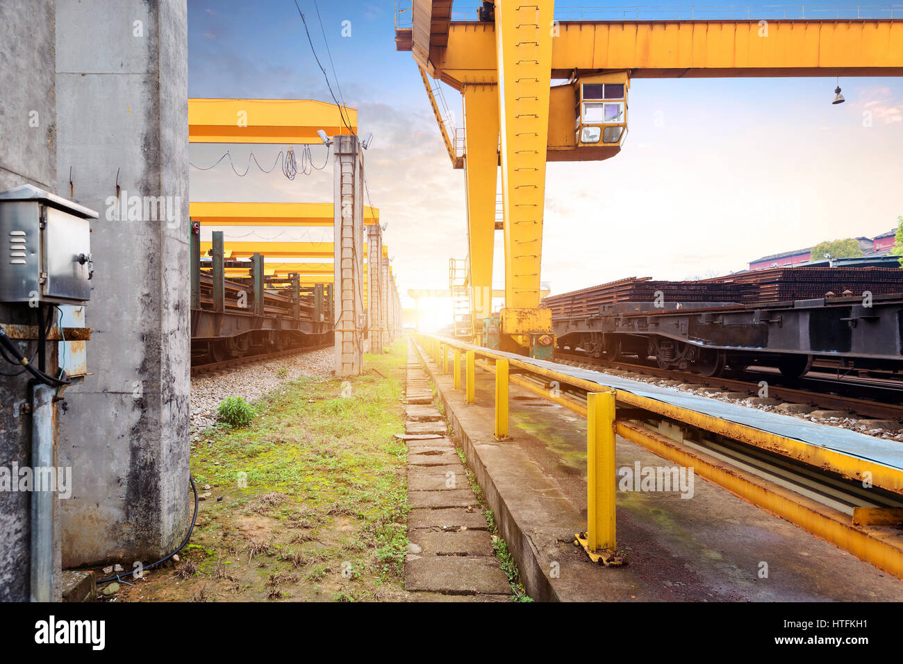 Goods transported by rail hires stock photography and images Alamy