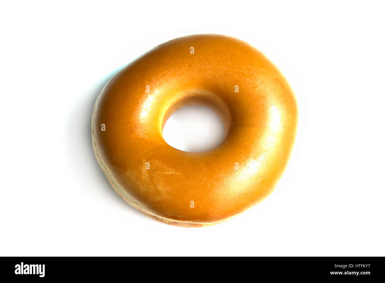 Donut Isolated on a White Background Stock Photo - Alamy