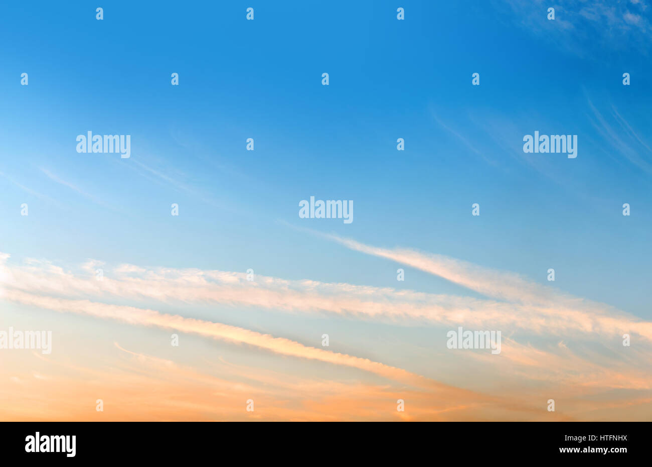 Sunset / sunrise with clouds, light rays and other atmospheric effect ...