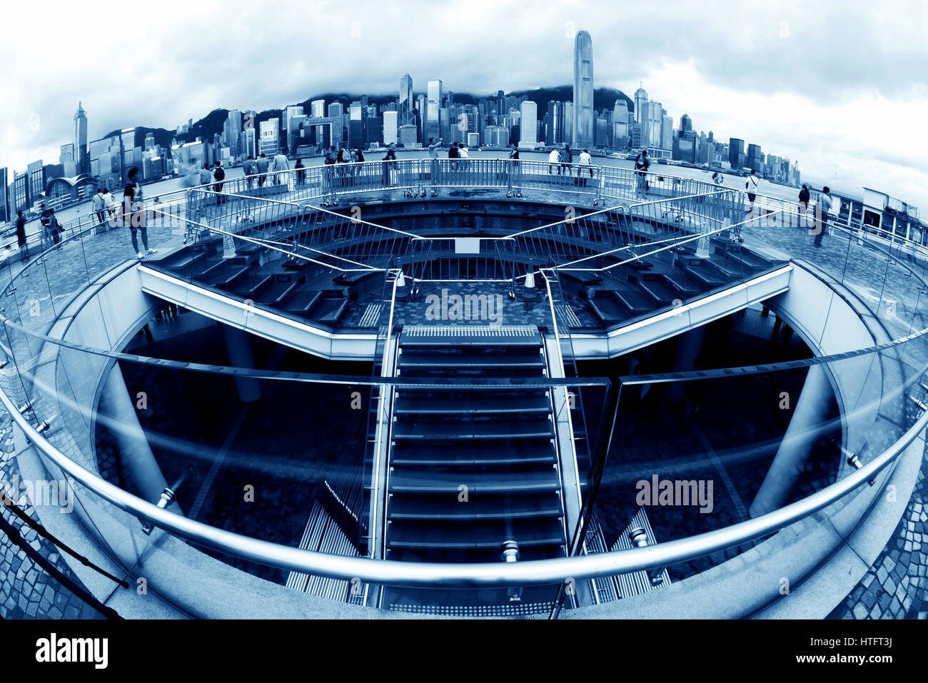 hong kong victoria harbour Stock Photo - Alamy