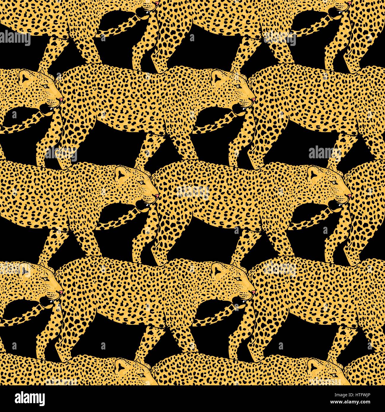 Leopard face tattoo ,Vector illustration, print Stock Vector Image ...