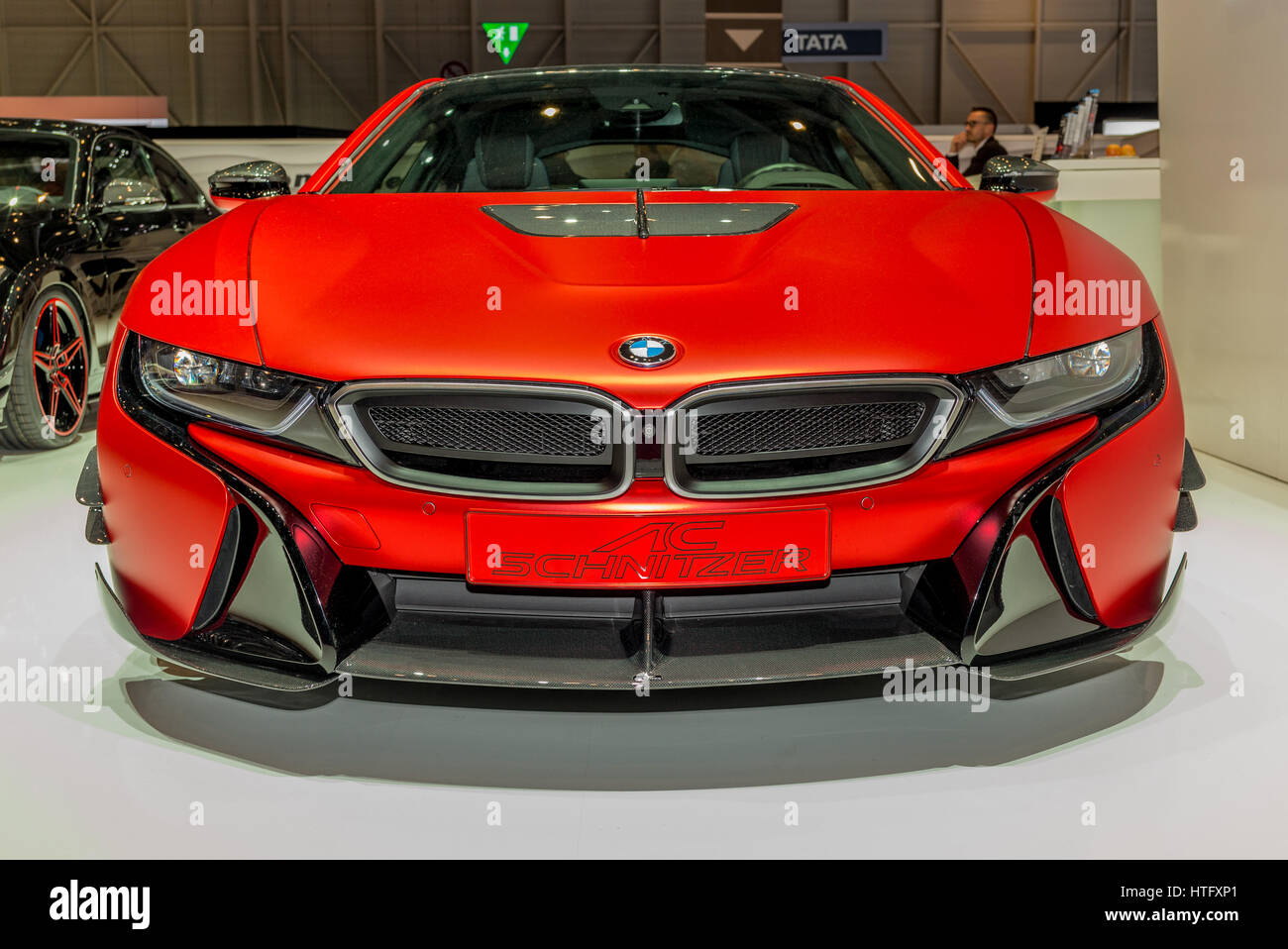 GENEVA, SWITZERLAND - MARCH 8, 2017: Tuning of the BMW E8 at the AC  Schnitzer stand at the Geneva International Motor Show Stock Photo - Alamy