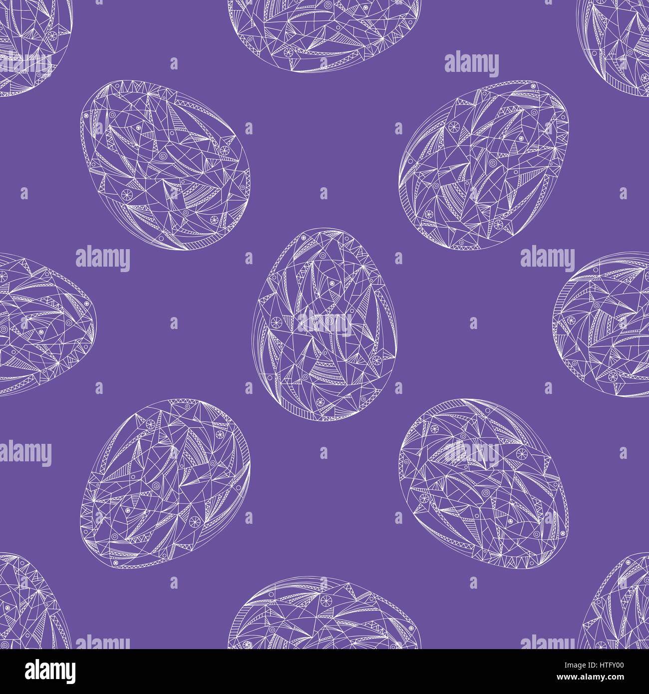Easter eggs seamless pattern. Abstract holidays vector background Stock ...