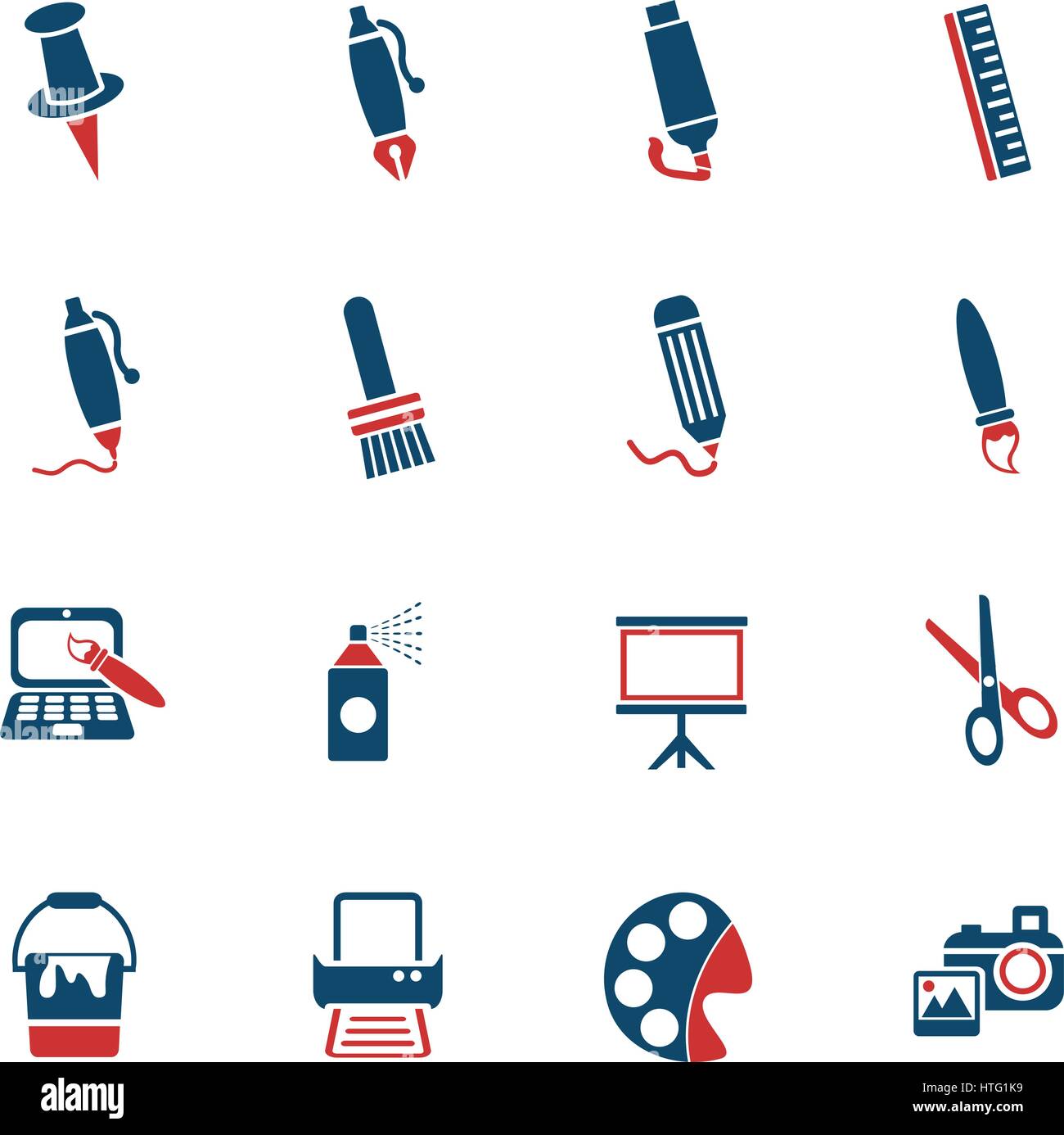 art tools web icons for user interface design Stock Vector Image & Art ...