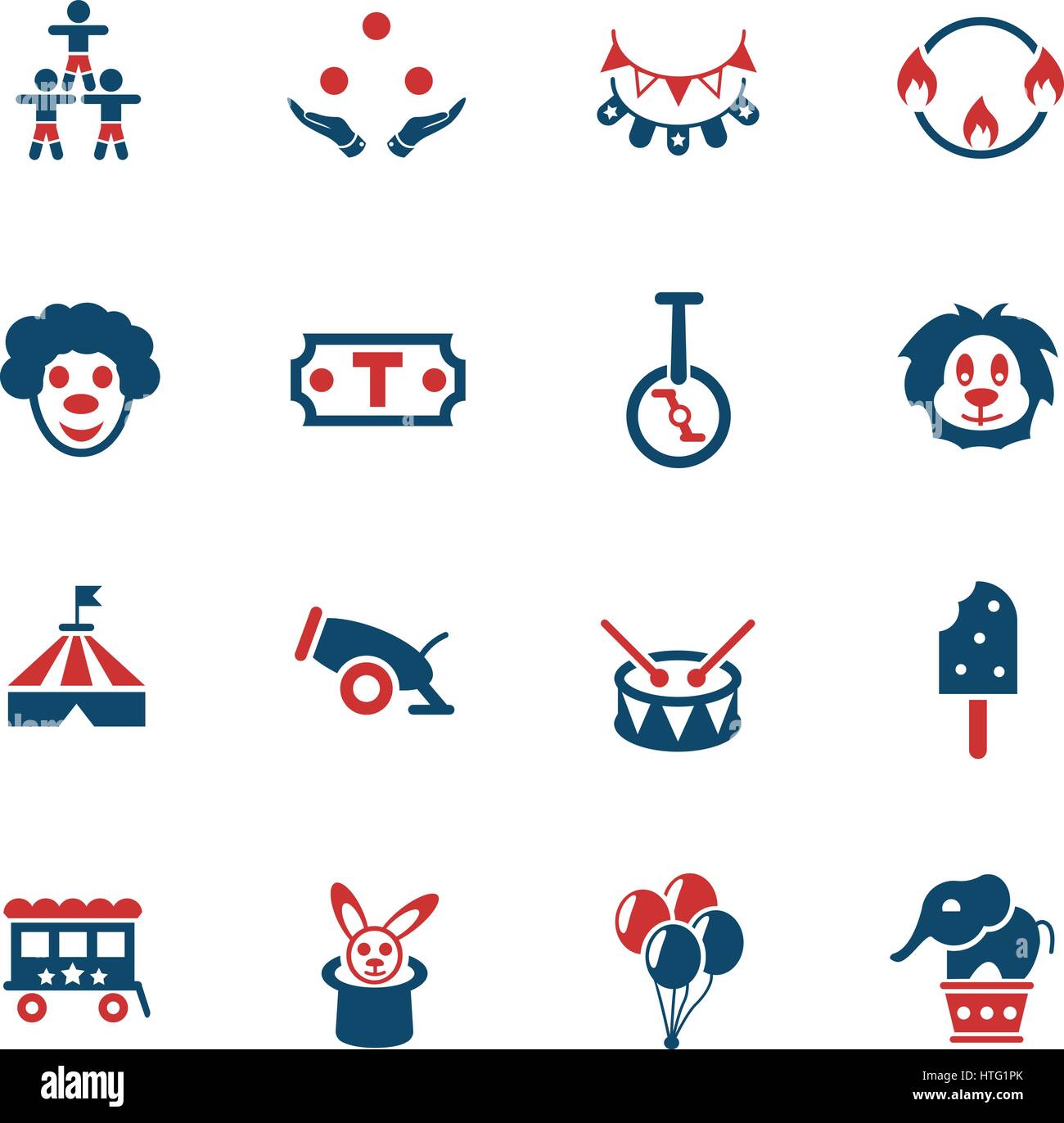 circus web icons for user interface design Stock Vector Image & Art - Alamy