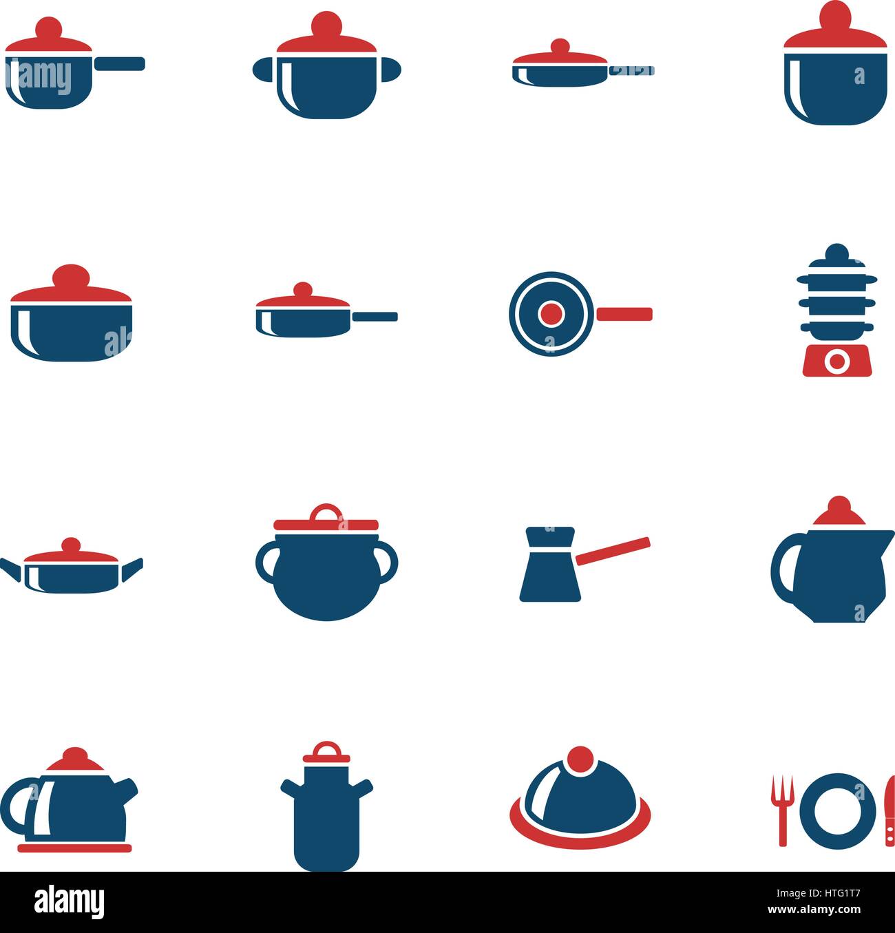 dishes web icons for user interface design Stock Vector Image & Art - Alamy
