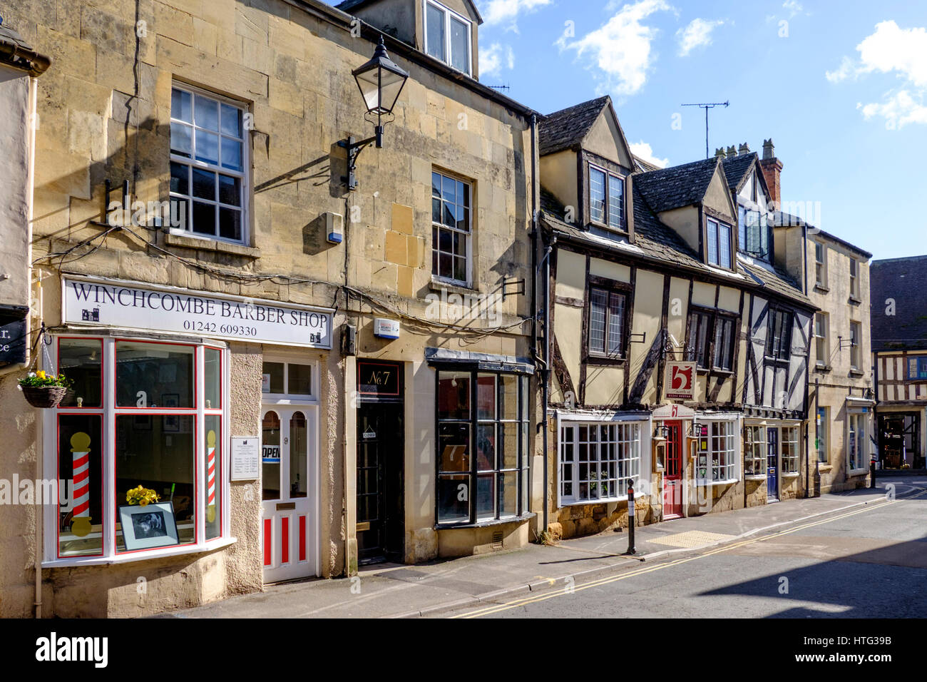 A Cotswold town in Gloucestershire England UK Stock Photo