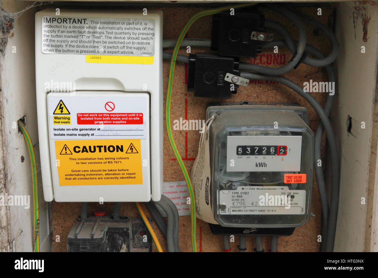 Electricity meter box hi-res stock photography and images - Alamy