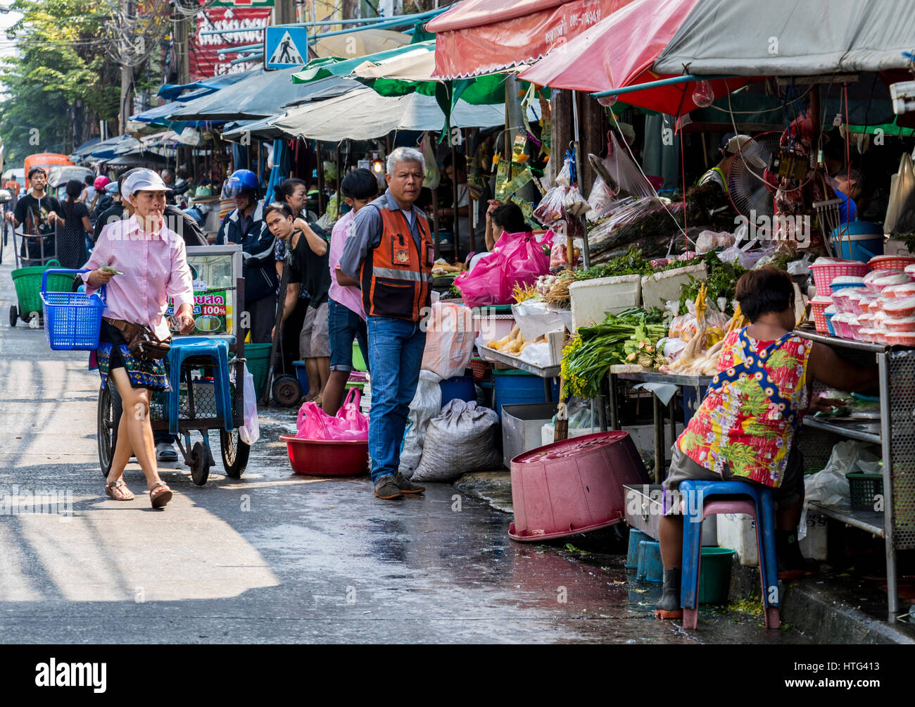 Market Bangkok Thailand Stock Photo Alamy