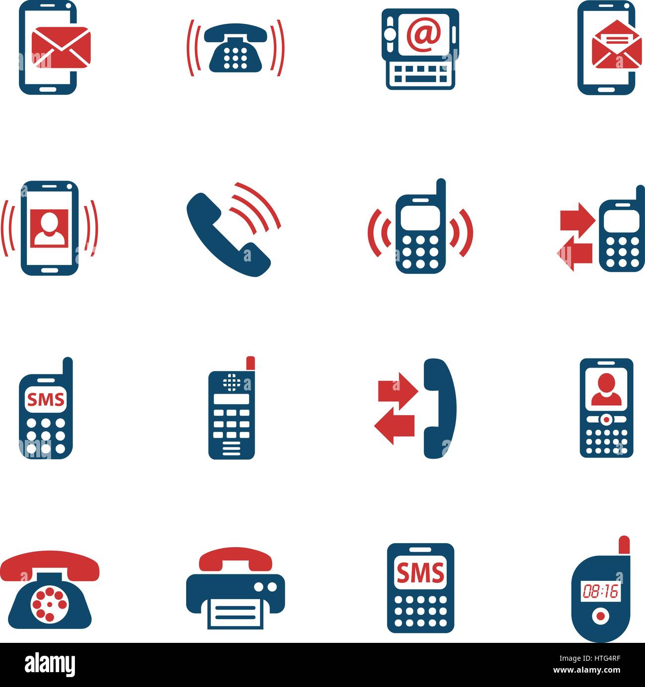 phone web icons for user interface design Stock Vector Image & Art - Alamy