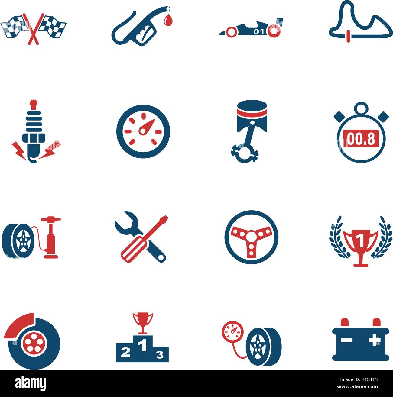racing web icons for user interface design Stock Vector Image & Art - Alamy