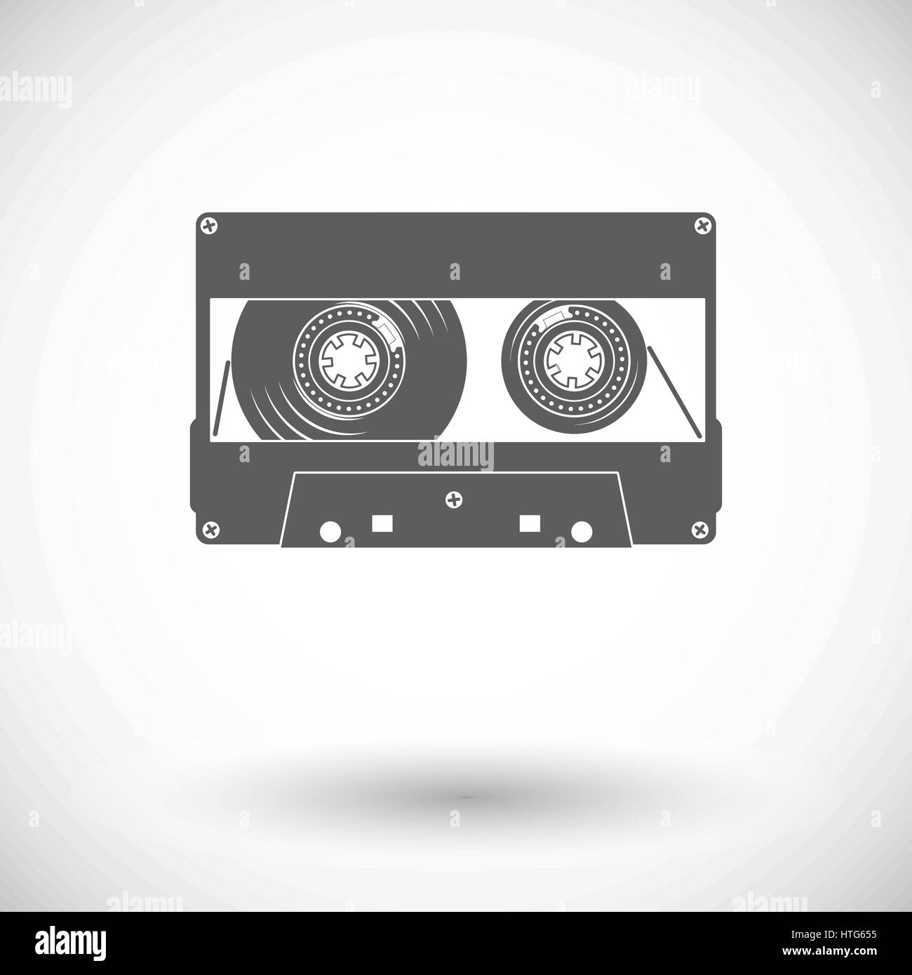 Single vintage audio cassette Stock Vector Images - Alamy