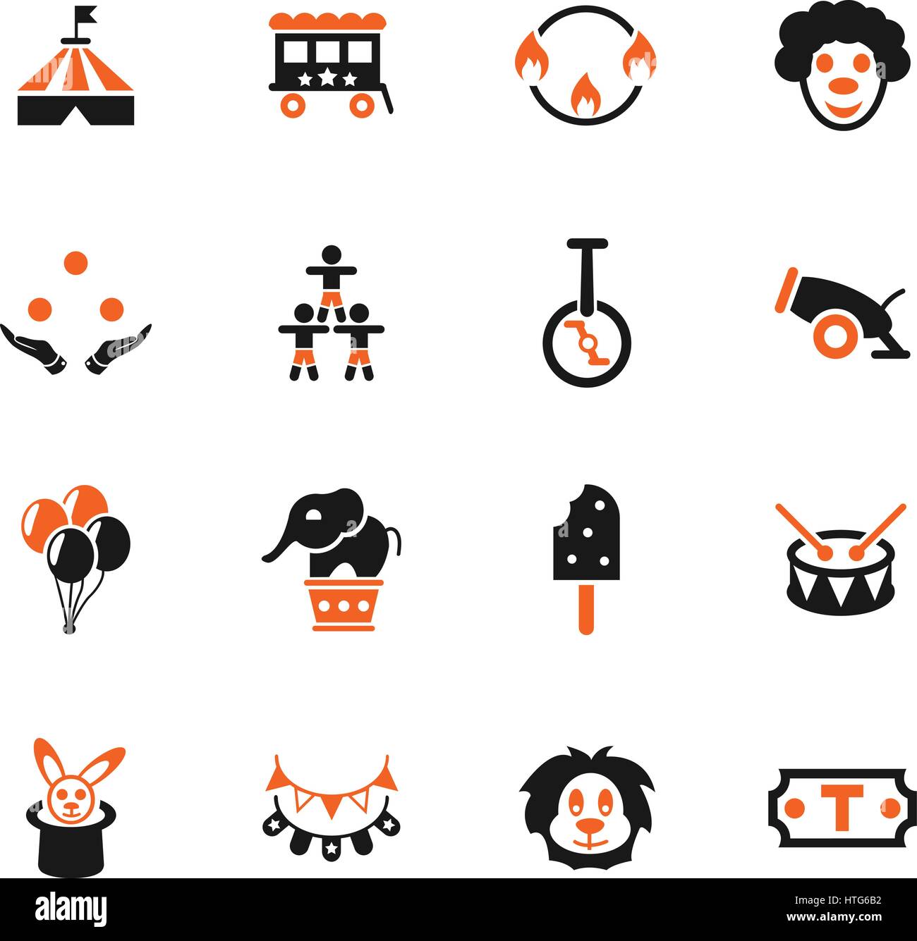 circus web icons for user interface design Stock Vector Image & Art - Alamy