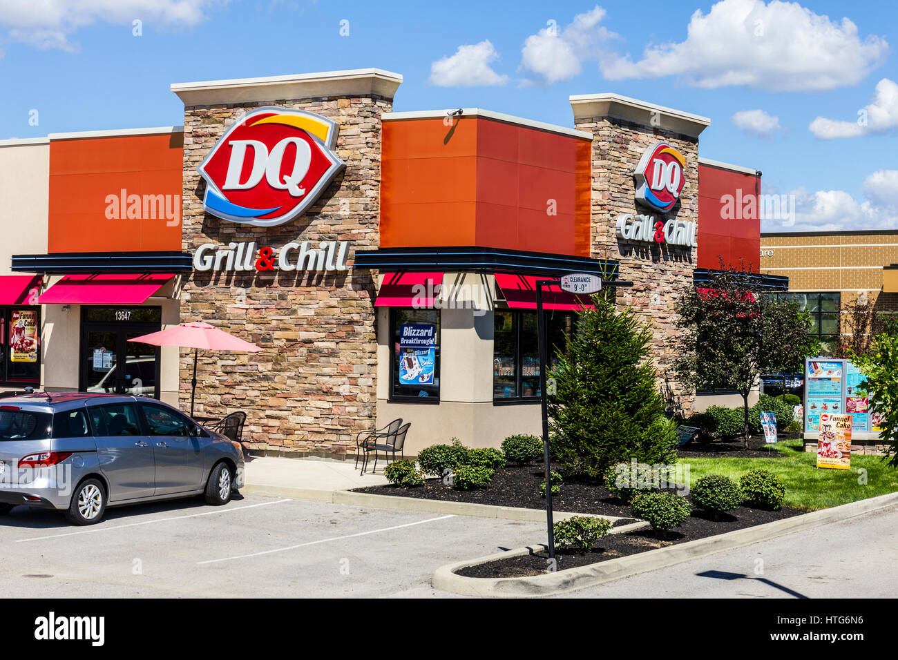Indianapolis Circa August 2016 Dairy Queen Retail Fast Food Location. DQ is a Subsidiary of