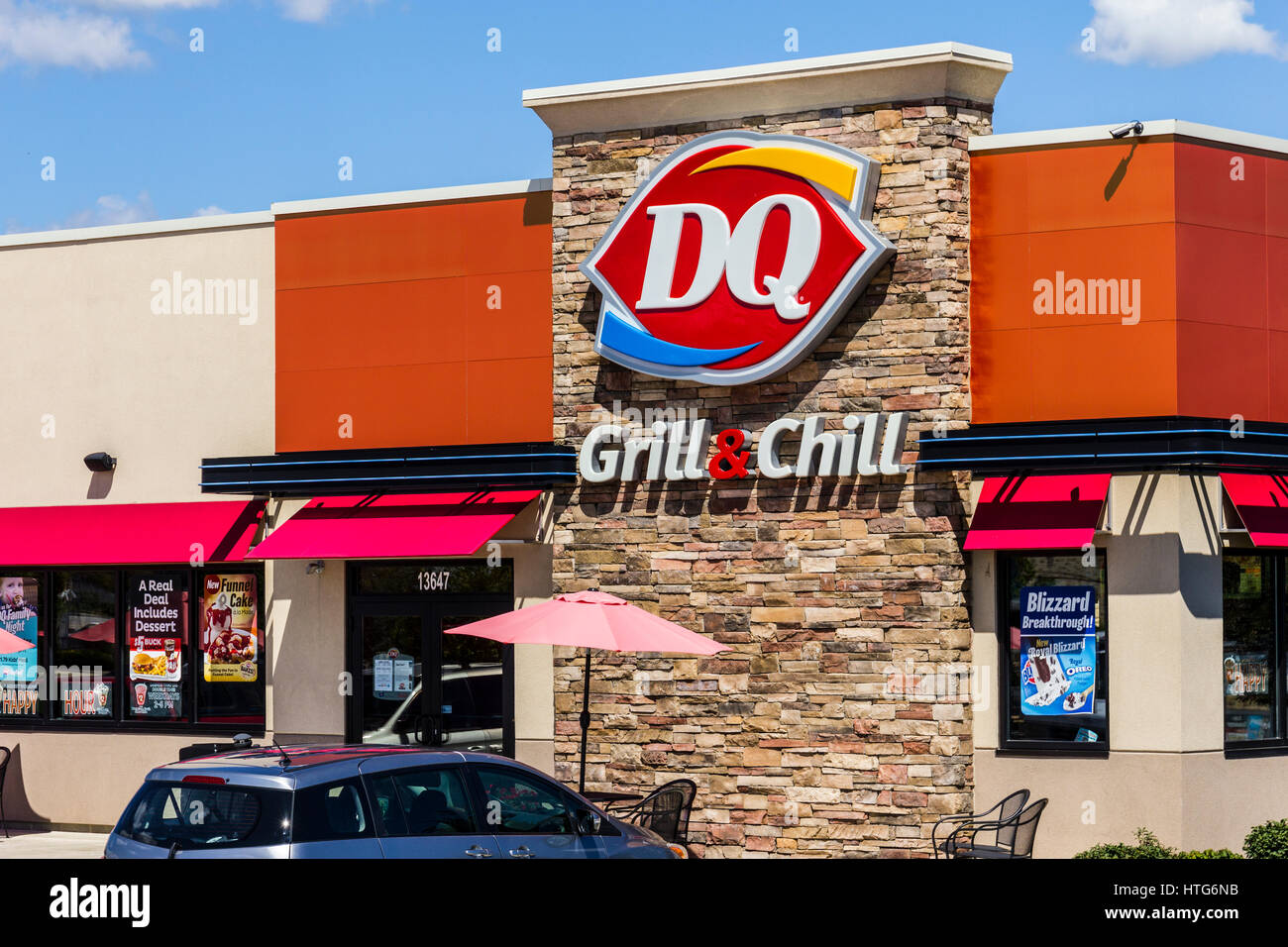 Indianapolis Circa August 2016 Dairy Queen Retail Fast Food Location. DQ is a Subsidiary of