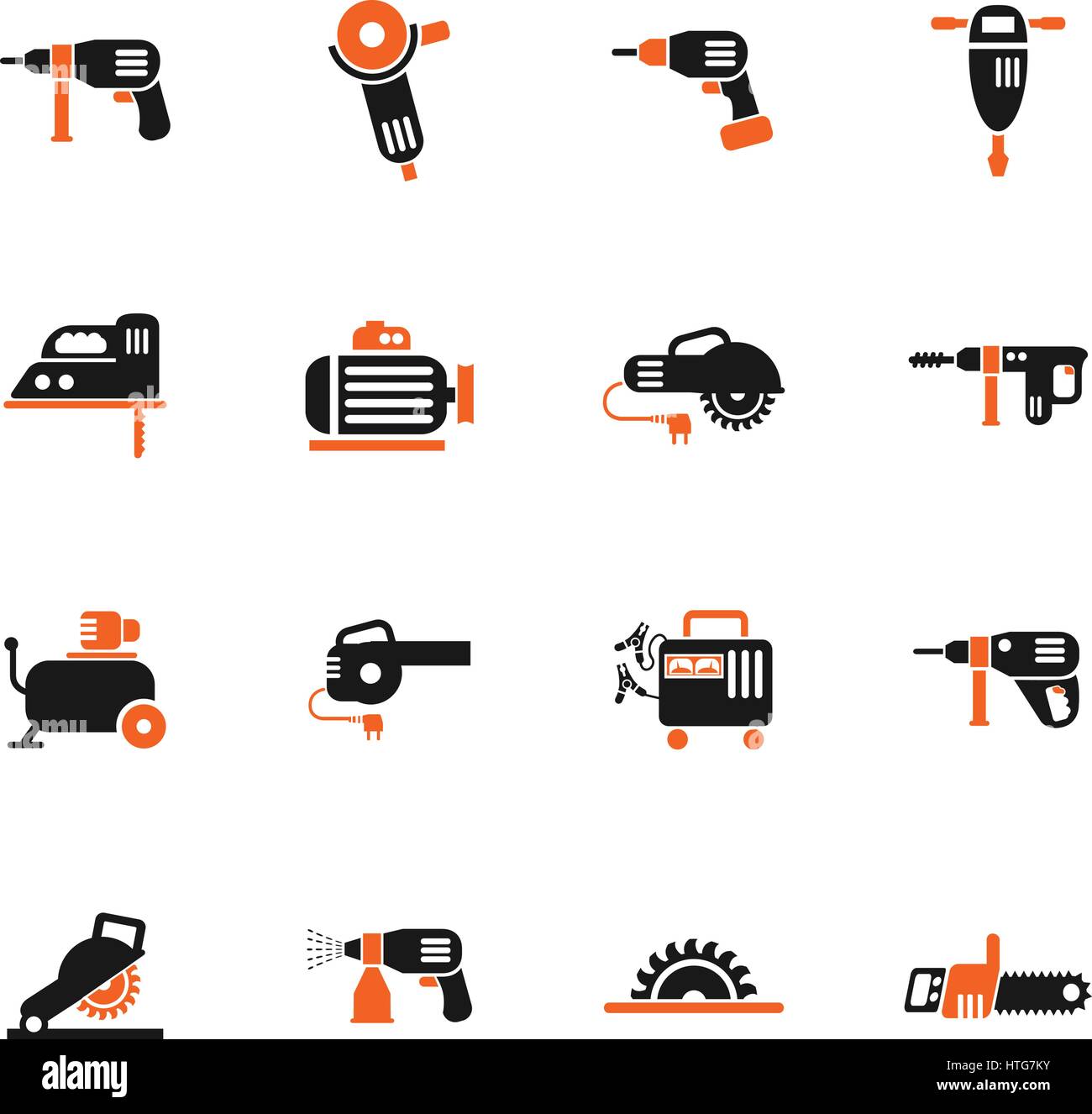 machine tools web icons for user interface design Stock Vector Image ...
