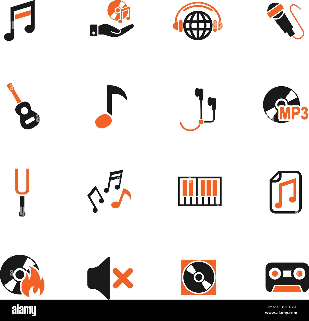 music web icons for user interface design Stock Vector Image & Art - Alamy