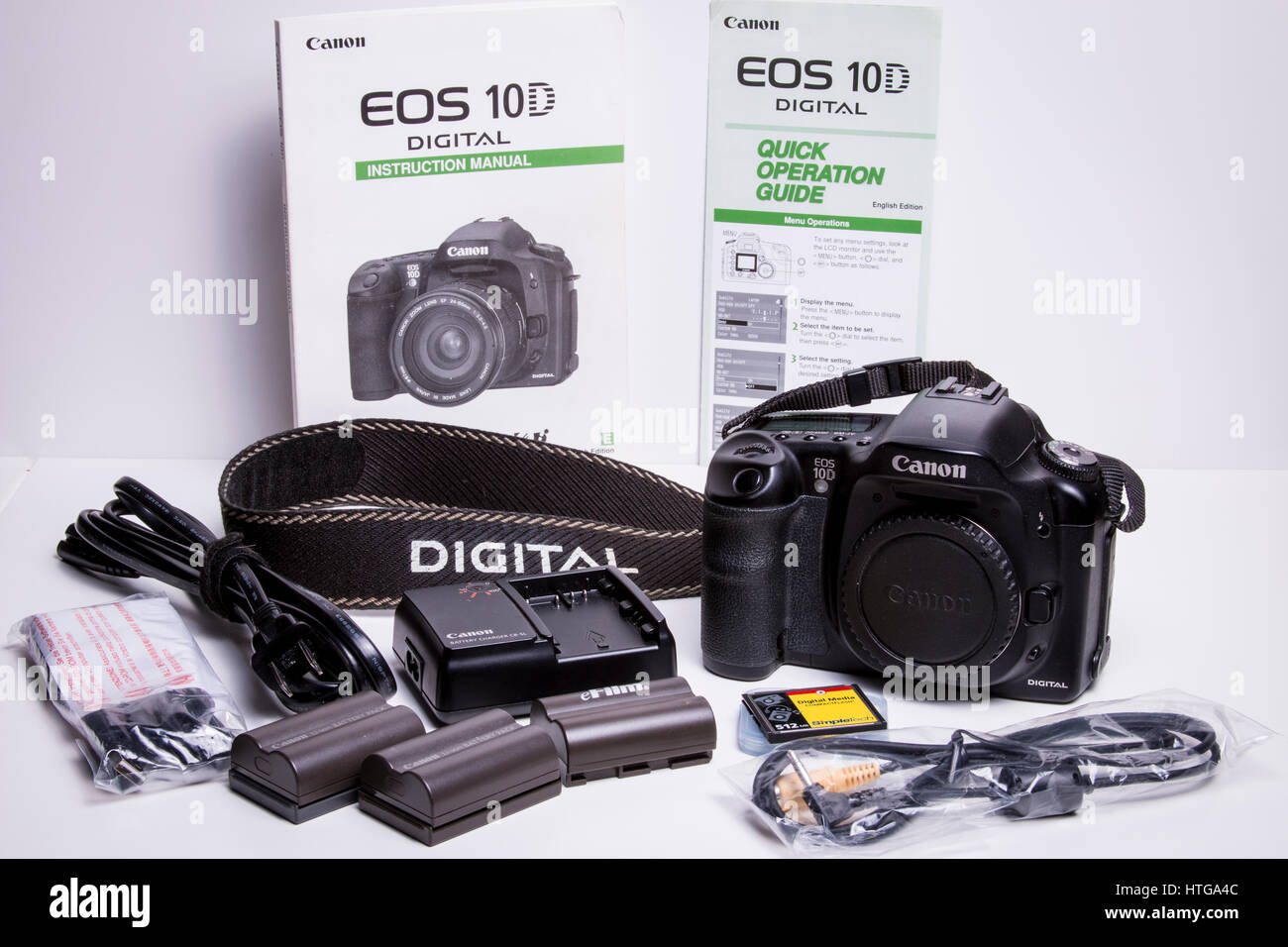 Canon EOS 10D Camera Kit Stock Photo