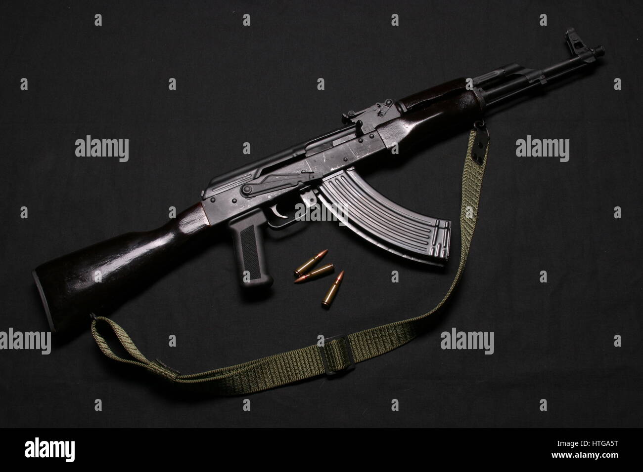 AK-47 Rifle Stock Photo