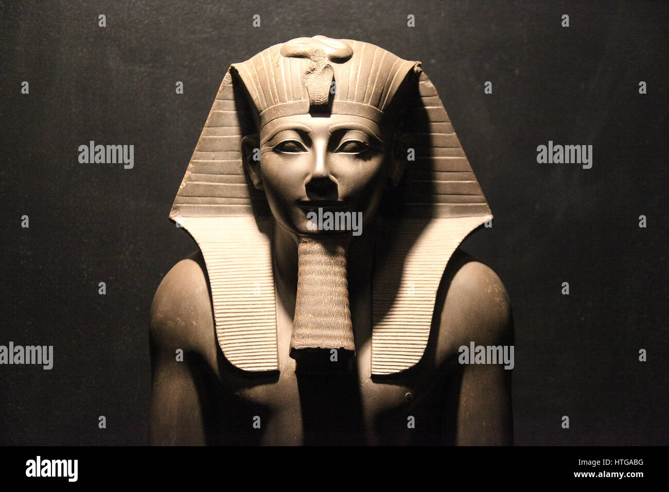 Statue of Thutmosis lll at Luxor Museum Stock Photo