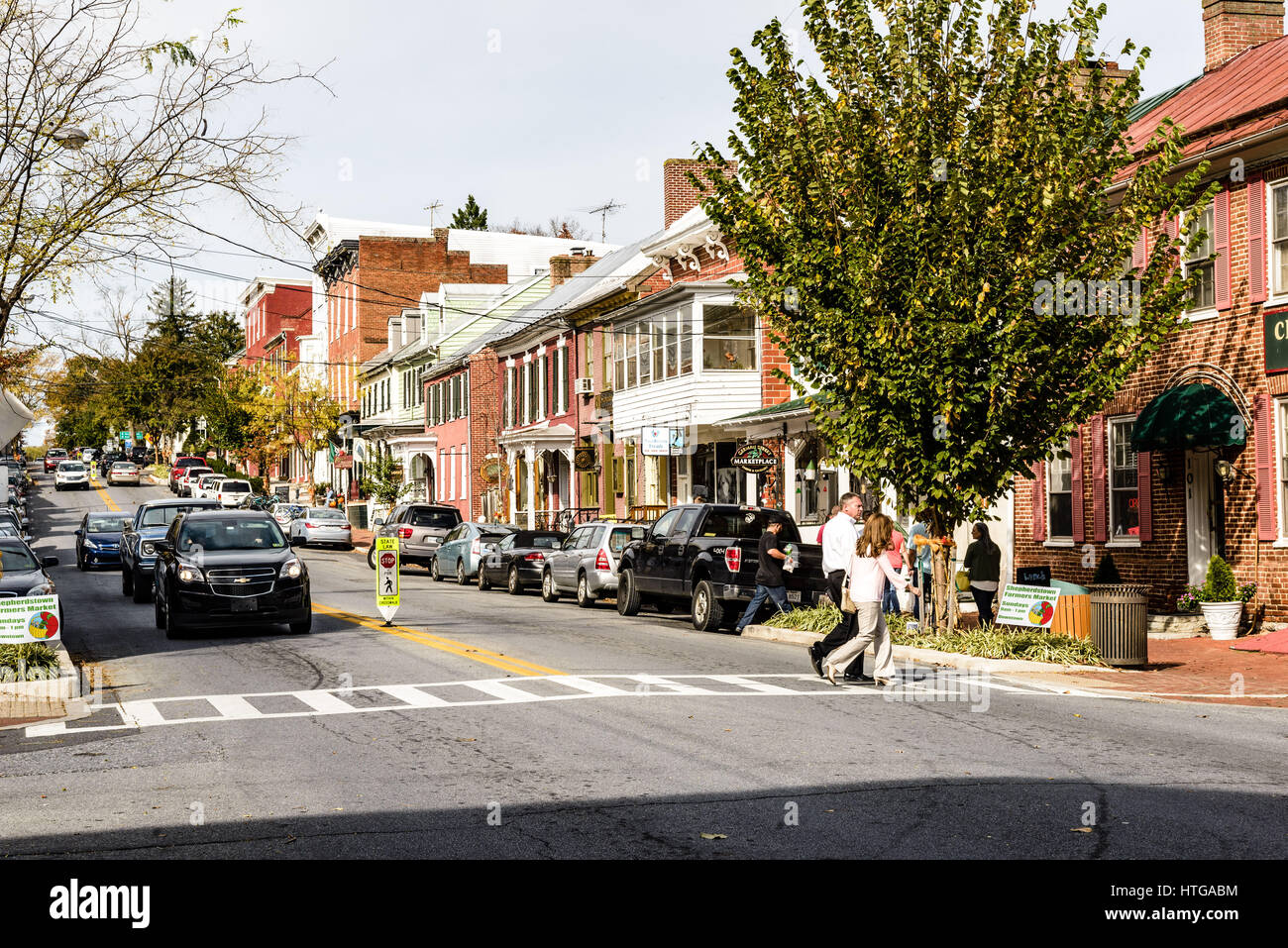 West German Street, Shepherdstown, West Virginia Stock Photo - Alamy