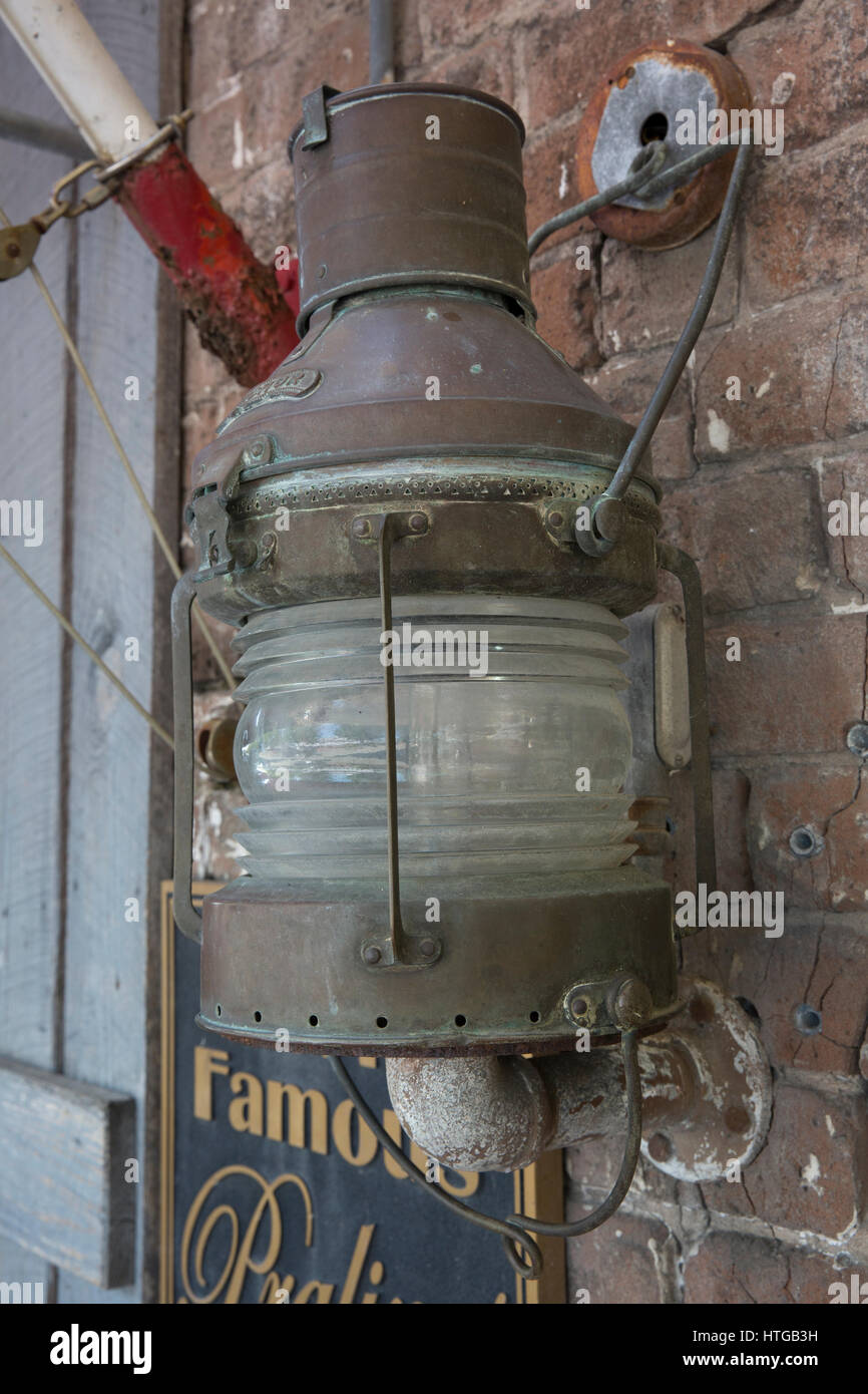 Old building lamp Stock Photo