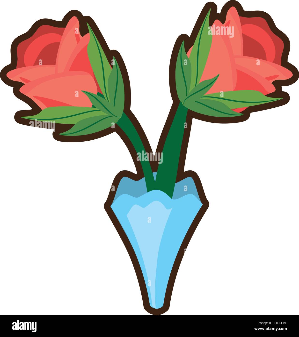 bouquet rose flower image Stock Vector Image & Art - Alamy
