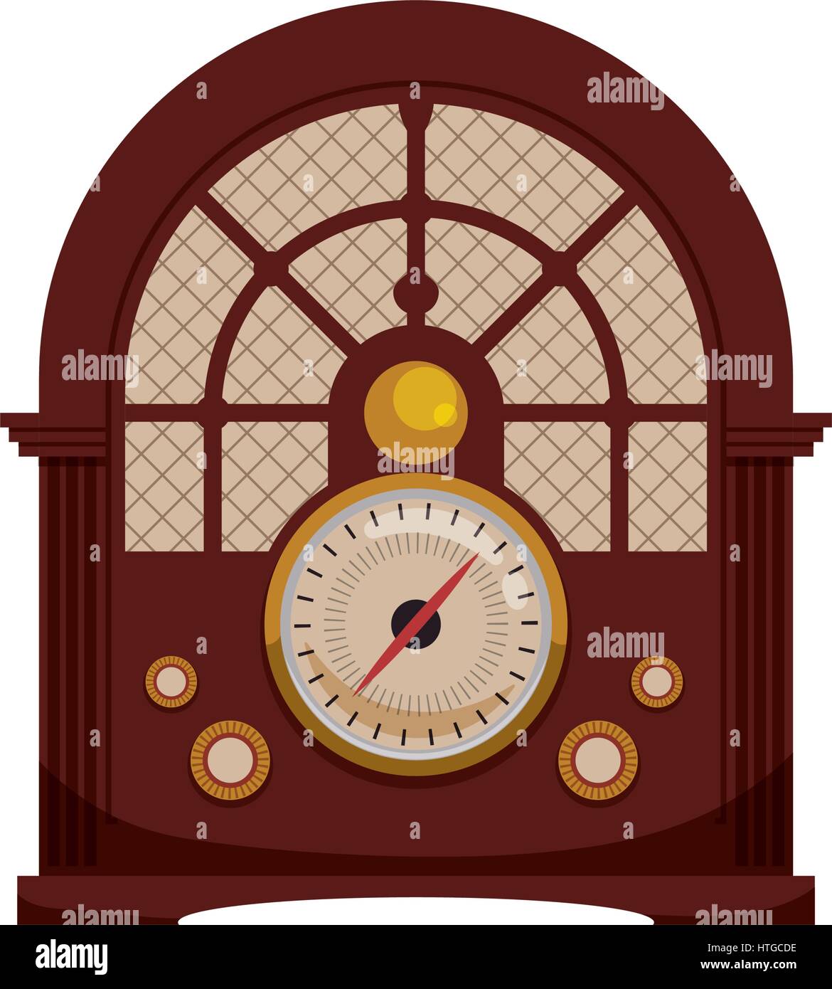 Antique radio stereo Stock Vector Image & Art - Alamy