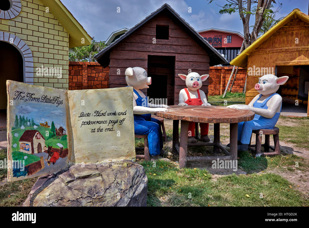 Theme park children's Nursery Rhymes and story book characters at