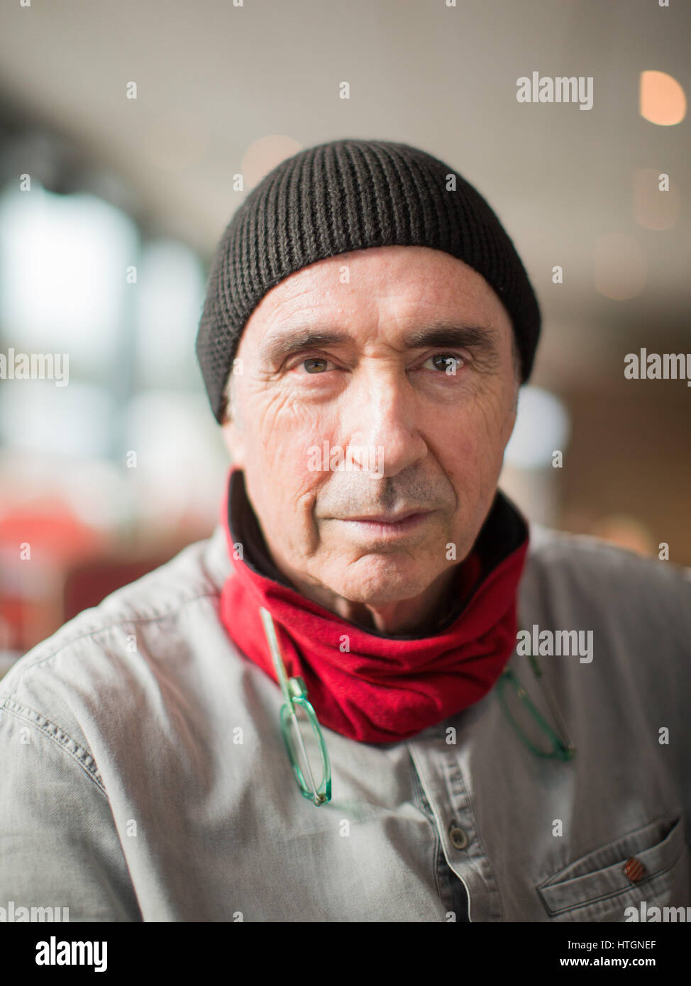 Cologne, Germany. 11th Mar, 2017. Catalan musician, writer and politician Lluis Llach seen backstage during the literature festival Lit.Cologne in Cologne, Germany, 11 March 2017. Photo: Rolf Vennenbernd/dpa/Alamy Live News Stock Photo