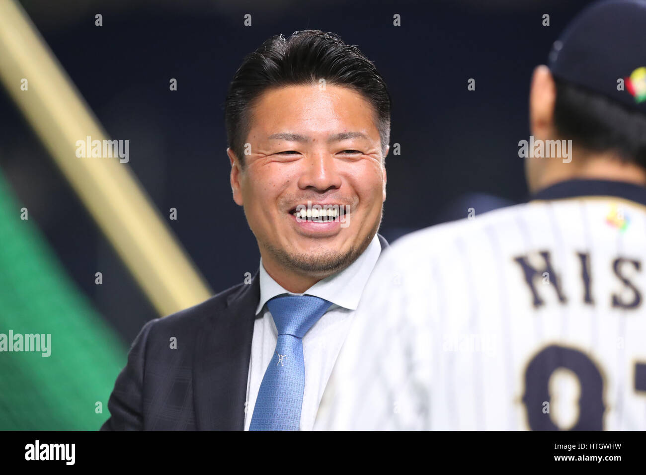 Tokyo, Japan. 14th Mar, 2017. Akinori Iwamura WBC 2017 World Baseball Classic Second Round