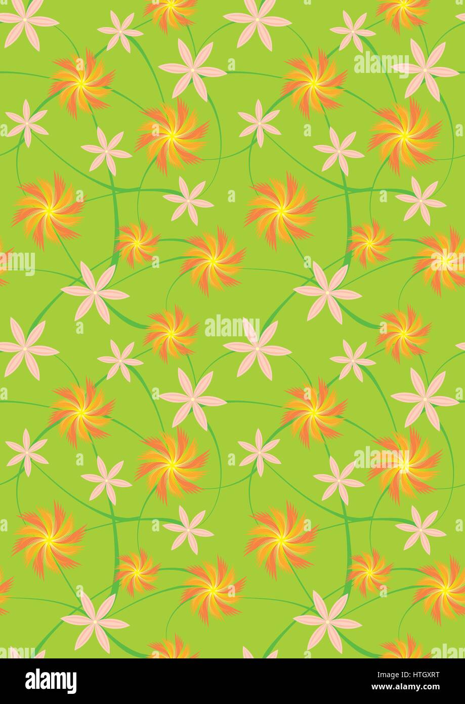seamless flowers background Stock Vector Image & Art - Alamy
