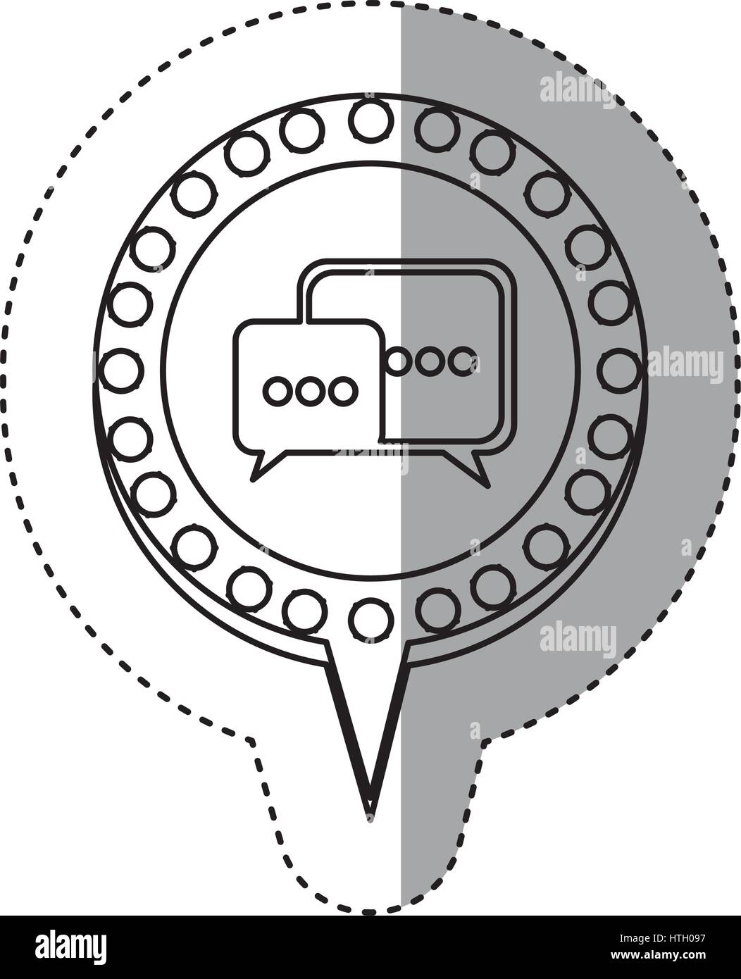 Sticker callout dialogue shape rectangle hi-res stock photography and ...