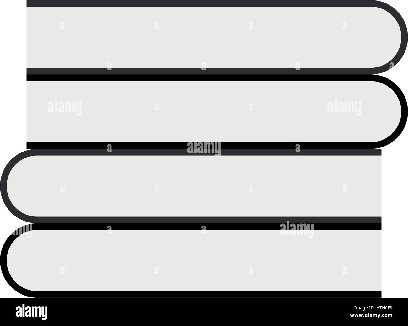 icon illustrated books on white background in vector Stock Vector Image ...