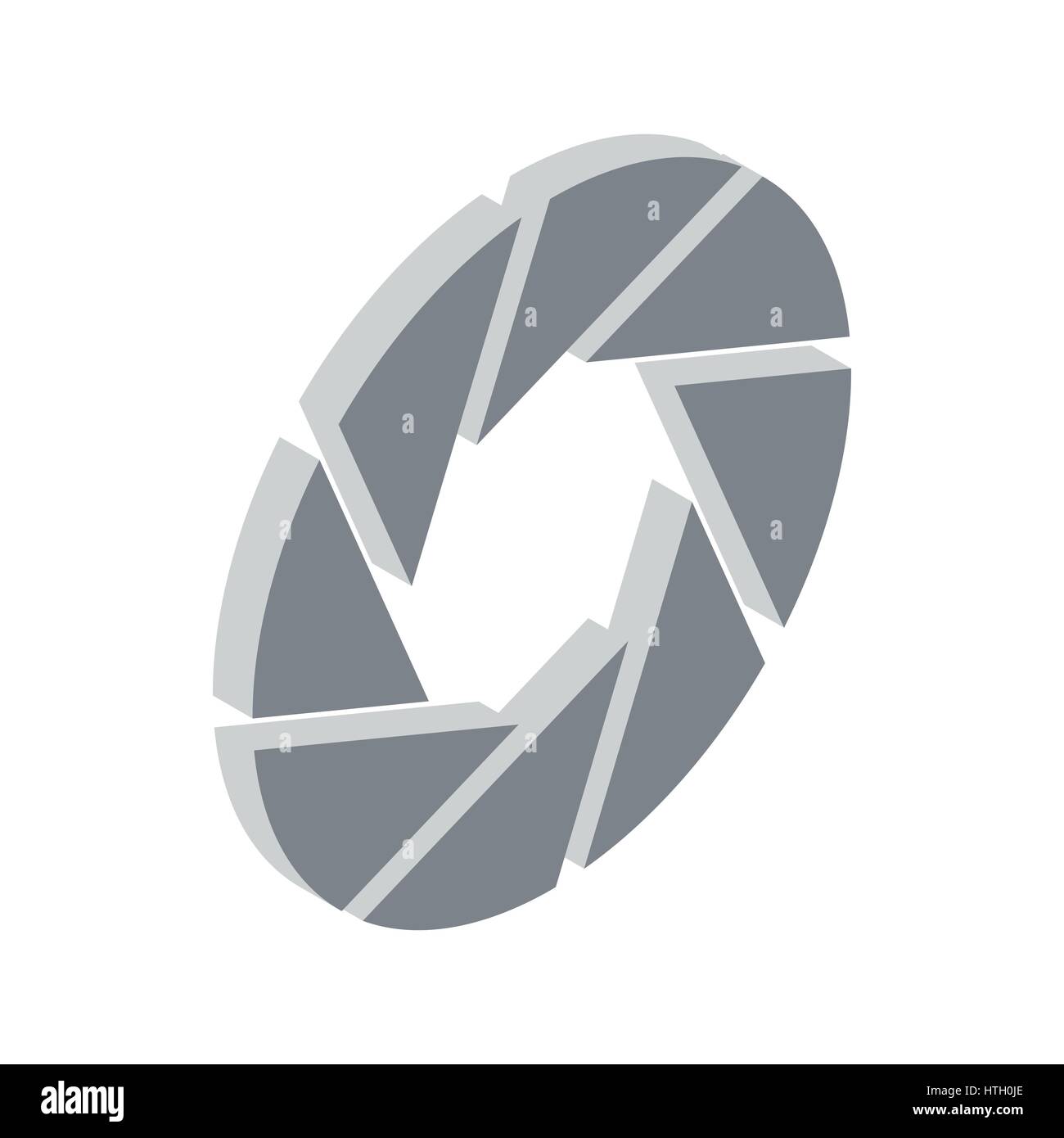 Camera aperture icon, isometric 3d style Stock Vector Image & Art - Alamy