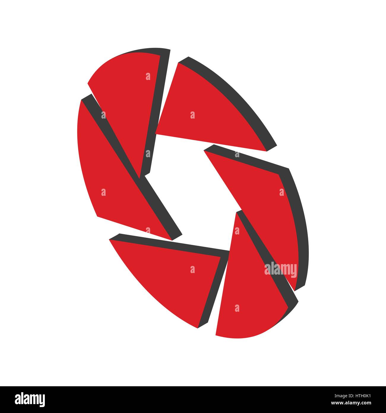 Camera aperture icon, isometric 3d style Stock Vector Image & Art - Alamy