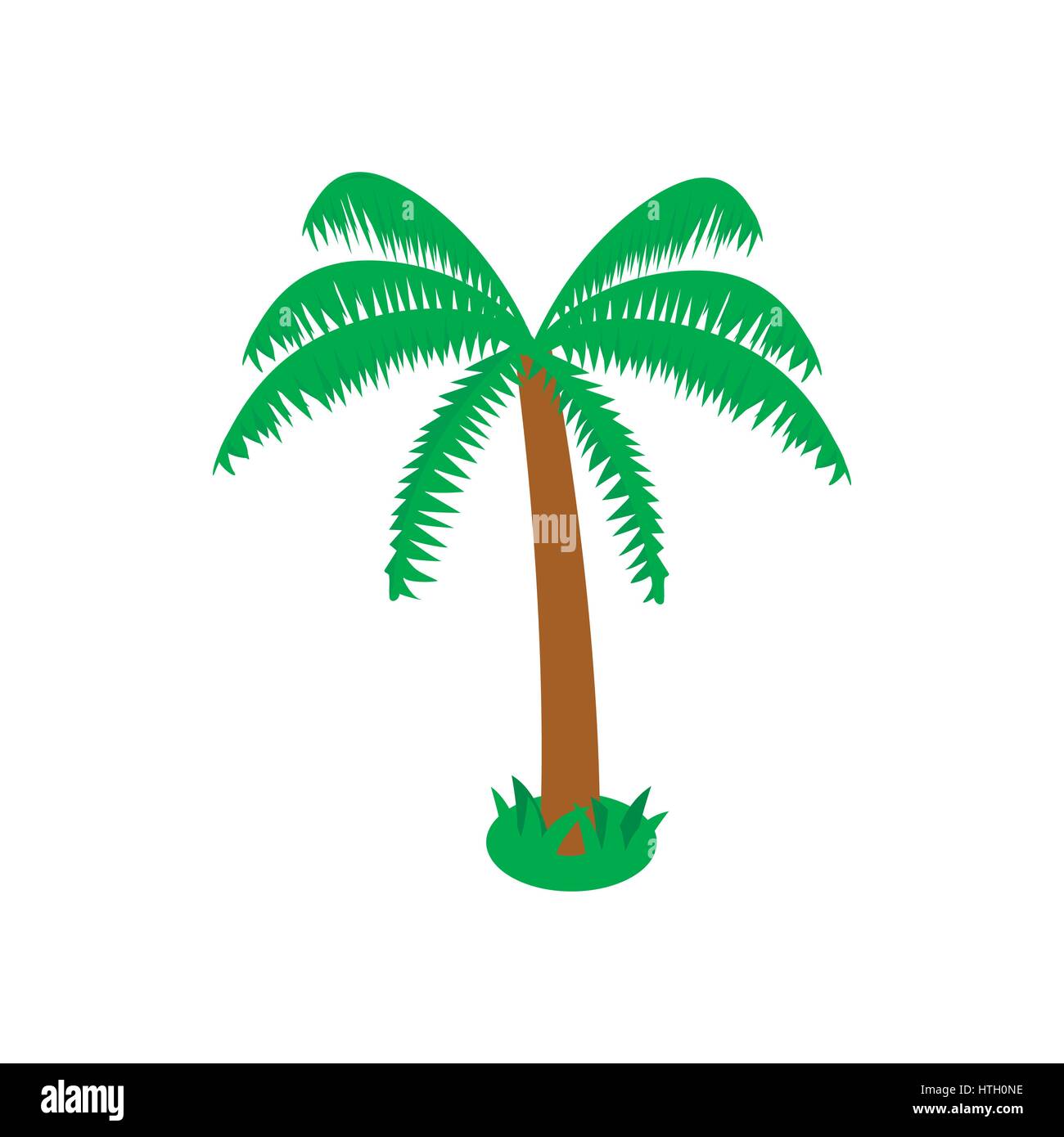 Palm tropical tree icon, isometric 3d style Stock Vector Image & Art ...