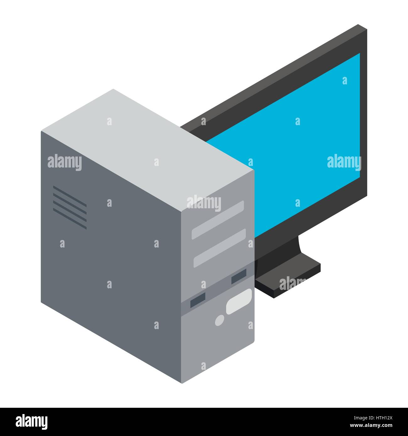 Computer icon, cartoon style Stock Vector Image & Art - Alamy