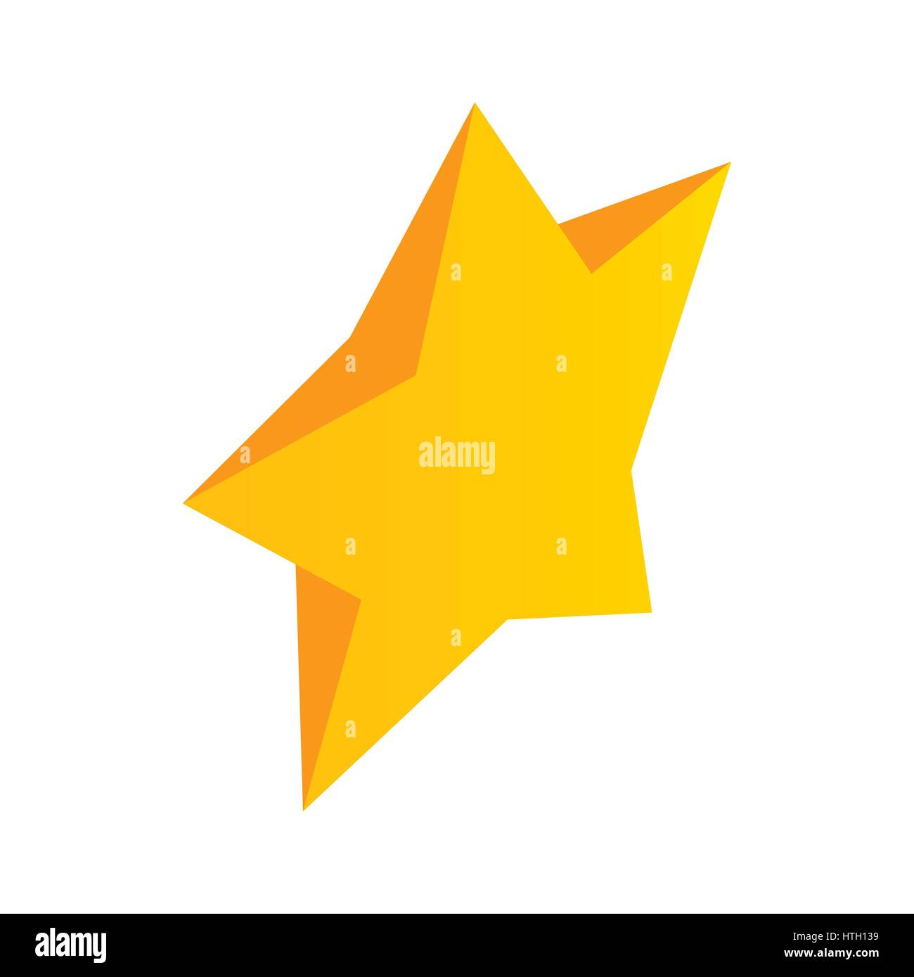 Gold star icon, isometric 3d style Stock Vector Image & Art - Alamy