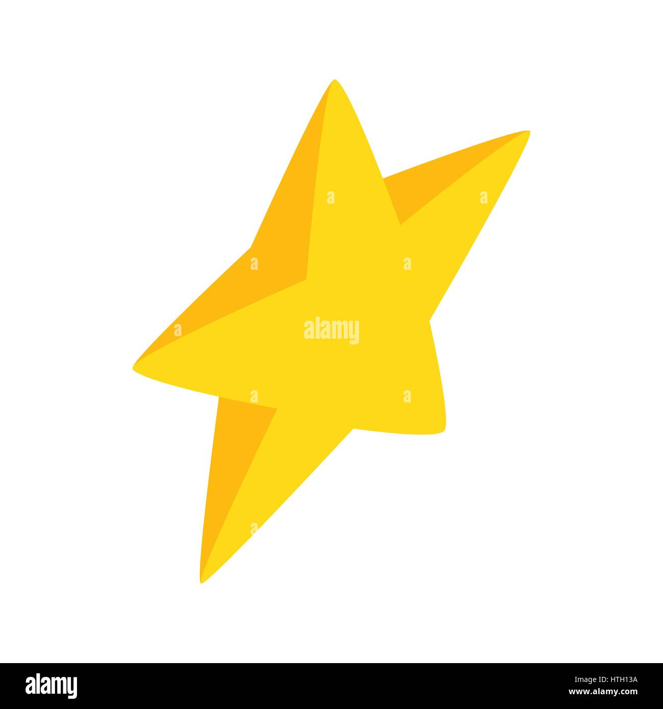 Gold star icon, isometric 3d style Stock Vector Image & Art - Alamy